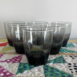 Libbey Classic Black Smoke Tumbler Set of 6